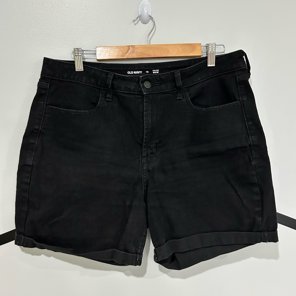 14 Old Navy Women's Black Denim Shorts